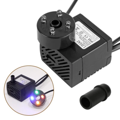 Mini Teichpumpe Springbrunnen Wasserspielpumpe Elektrisch Teiche Pump Tauchpumpe - Bild 1 von 4