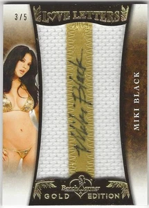 Miki Black 2013 Scaldapanca Lettere d'amore Memorabilia Autografata/5 - Foto 1 di 2