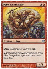 Magic the Gathering MTG Ogre Taskmaster (205) Ninth Edition   LP