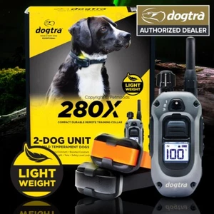 Dogtra 280X Remote 2-Dog Training e-Collar 1/2 Mile Range, Boost & XPP Vibration - Picture 1 of 24