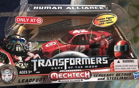 Transformers Human Alliance Leadfoot DOTM Moc 2011 Rare Cover