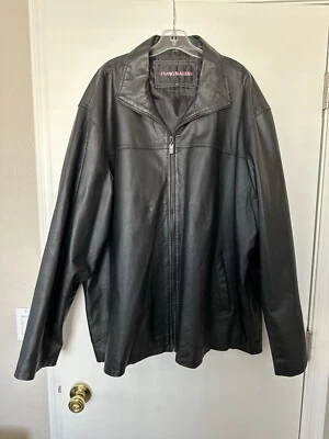 Franklin Allen Black leather Jacket Size 4XL - Image 1 of 4