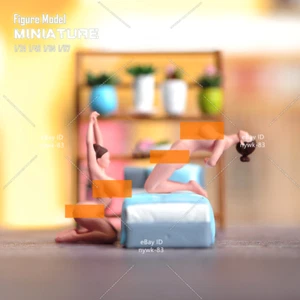 1/87 Scene Props Sexy Naked Girl Miniatures Figures Model For Cars Vehicles Toys - Picture 1 of 8