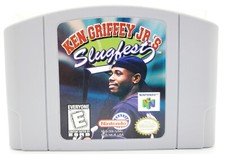 Ken Griffey Jr.'s Slugfest (Nintendo N64, 1999) Authentic Tested 1st Print Mint!