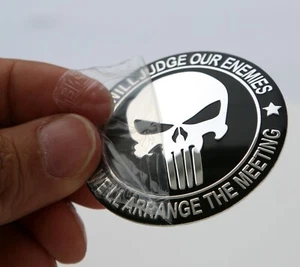 4x 2nd Amendment Wheel Hub Center Cap Sticker NRA Decal 2.2" diameter - Picture 1 of 8