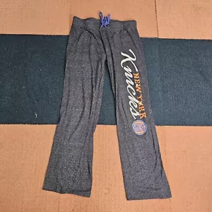 New York Knicks Adult Basketball Pajama Pants PJ Small Gray NBA R2a - Picture 1 of 9