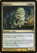 Omnibian Dissension NM Blue Green Rare MAGIC THE GATHERING MTG CARD ABUGames