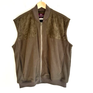 Boyt Harness Co Vest Mens XL Green Fleece Full Zip Shooting Outdoor Hiking Chore - Picture 1 of 7