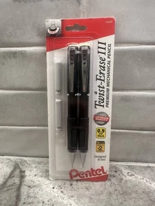 PENTEL Twist-Erase III Mechanical Pencils 0.9 mm thick pt. .9mm TWIST-ERASE 3 - Picture 1 of 11