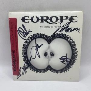 Europe Last Look At Eden Signed 7” Single Plus CD And Booklet EX/VG - Bild 1 von 13