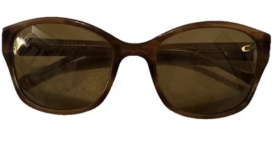 Vera Bradley Sunglasses Women's Brown 55mm Floral Coral Frame UV400 Frames Only - Image 1 of 4