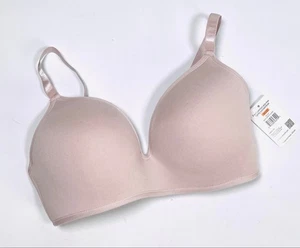 Neu mit Etikett Rene Rofe BH beige leicht gepolsterter BH ohne Bügel 38DD - Bild 1 von 4