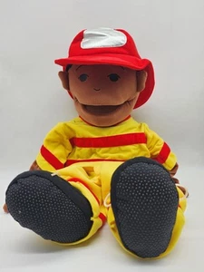 Firefighter People Puppet 24" Hallsmart International Teachers Aide Careers - Picture 1 of 7