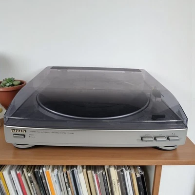 Aiwa Stereo Turntable System Model PX-E860U TESTED WORKS May Need Needle - Image 1 of 4