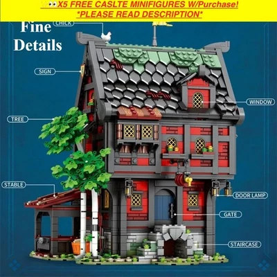 NEW USA Medieval Castle Inn/Tavern 2953PC Building Block Set W/Box+FREE GIFT - Image 1 of 4
