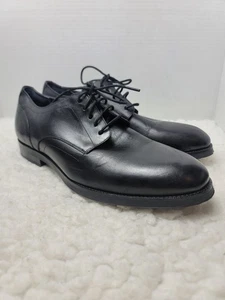 Oxford uomo Cole Haan Modern Essential taglia 8 pelle nera punta liscia C30582 - Foto 1 di 10