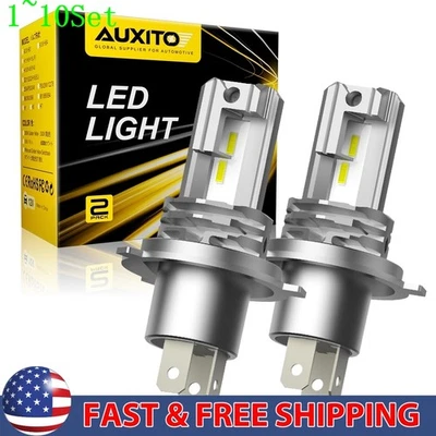 9003/H4 LED Headlight Conversion Bulb High&Low Beam 6500K Bright White 1-10Set - Image 1 of 4