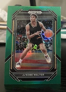 2023 Panini Prizm Draft Picks Ja'Kobe Walter 27 Green Prizm (RC) San Diego State - Picture 1 of 2