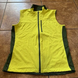 Patagonia Wind Shield Vest Mens Lightweight Breathable Soft Shell Green Large - Picture 1 of 11