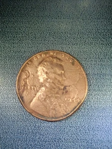 1944 One Cent Delamination Obverse And Reverse - Picture 1 of 6