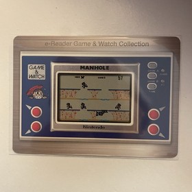 VINTAGE 2002 Nintendo e-Reader Game & Watch Collection Manhole Card 02-A001 NM