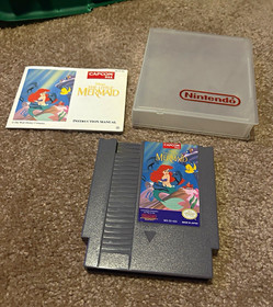 Capcom Disney's The Little Mermaid Nintendo NES NTSC-U/C Manual Included