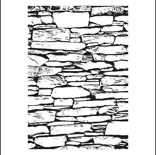 Embossing-Prägefolder/ -schablone Bruchsteine 10,6x15cm - Bild 1 von 1