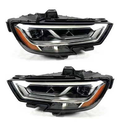 ✨¡PERFECTO! 2 PIEZAS Para Audi Izquierdo Derecho Un Par Faros LED A3 S3 RS3 2017-2020 Foto 1 de 4