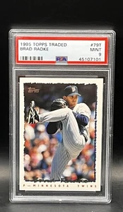 Brad Radke 1995 Topps Traded #79T RC PSA 9 Minnesota Twins Rookie Baseball Card! - Picture 1 of 2