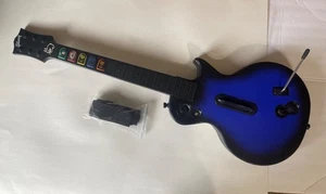 XBOX 360 Wireless Gibson Les Paul Guitar Hero Controller Red Octane - Picture 1 of 8