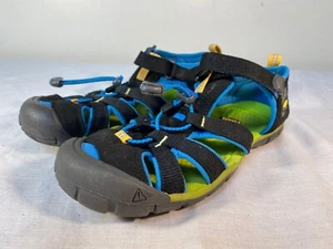 KEEN Seacamp II CNX Sandals Youth Big Kids Black Nylon Water Sport - US 5 - Picture 1 of 7