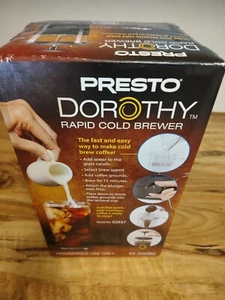 Presto Dorothy Rapid Cold Brewer Coffee Machine At Home Cold Brew in 15 Minutes - Picture 1 of 1
