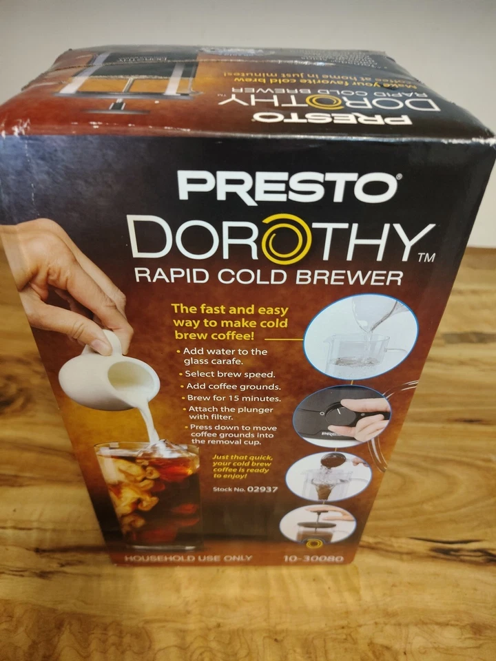 Presto Dorothy Rapid Cold Brewer Coffee Machine At Home Cold Brew in 15 Minutes - Image 1 of 1