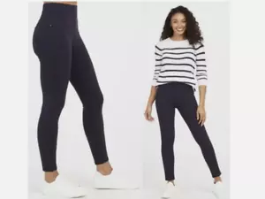 Spanx Hose Perfect Ankle Ponte Skinny Blau Pull On Schlankmacher Gr. 3X Petite Neu - Bild 1 von 11