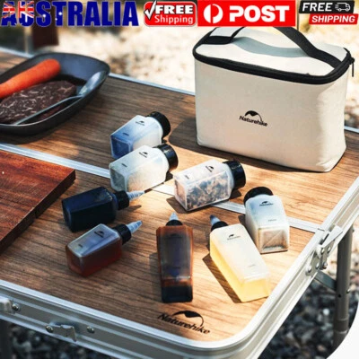 6/8Pcs Outdoor Spices Bottle Set BBQ Seasoning Jar Camping Seasoning Storage Bag - image 1 of 4