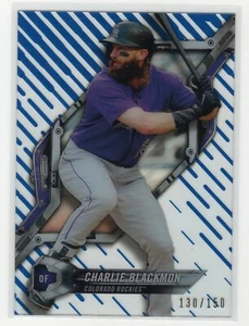 2018 Topps High Tek Charlie Blackmon Blue Diffractor #130/150 - Bild 1 von 1