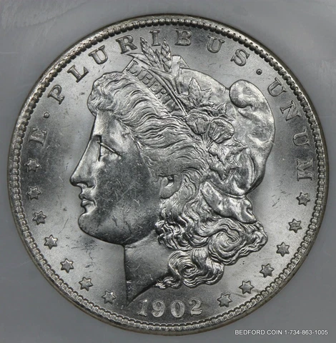 NGC MS63 1902-O MORGAN SILVER DOLLAR $1    (BC59) Cover