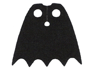 LEGO® Batman™ Black Batman Cape New Spongy Fabric
