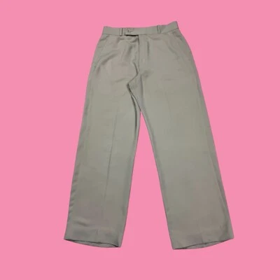 Vintage Ice Berg Women’s Size 32 Straight Creased Beige Dress Pants Read*** - Image 1 of 4