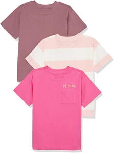 Unisex Kids and Toddlers' Modern Short-Sleeve T-Shirt, Pack of 3 - Picture 1 of 12