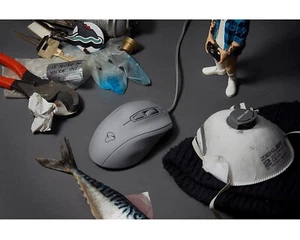 Mionix Gaming + Artists Maus Castor Shark Fin Grau Optisch USB PC Mouse 5000 DPI - Bild 1 von 5
