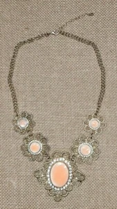 Forever 21 Women's Necklace Rhinestone Jewelry Evening Out Date Work Wedding - Picture 1 of 9