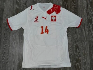 Lewandowski #14 Jersey Polska Football Shirt New Puma M Trikot Soccer Poland - Picture 1 of 6