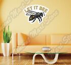 Let It Bee Wasp Yellow Hornet Insect Wall Sticker Interior Decor 25"X18"