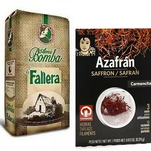 1kg Riso Bomba la Fallera + 0,375gr. Zafferano Carmencita per paella - Imagen 1 de 1