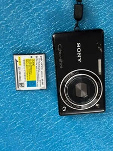 Sony Cyber-shot DSC-W380 14.1 MP Black Digital Camera From Japan - Picture 1 of 9