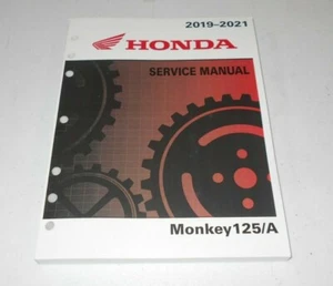 HONDA MONKEY 125 OEM SHOP,SERVICE REPAIR MANUAL BOOK,19-21, MOTORCYCLE SCOOTER - Foto 1 di 2