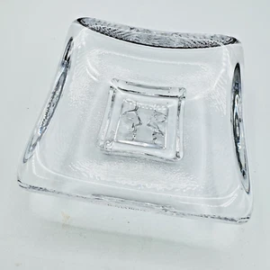 Kosta Boda Bertil Valliens Friday Seven Days Crystal Trinket Dish Bowl Sweden - Picture 1 of 11