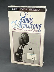 Louis Armstrong Legends Series The Gentle Giant Of Jazz VHS Tape Rare - Picture 1 of 3