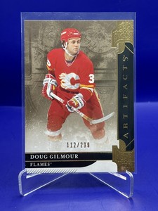 DOUG GILMOUR 2019-20 UPPER DECK ARTIFACTS COPPER 112/299 CALGARY FLAMES #158